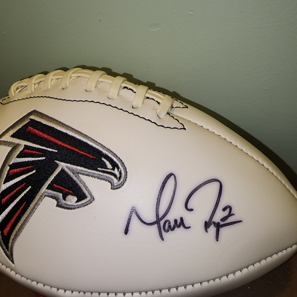 Autographed NFL football with COA